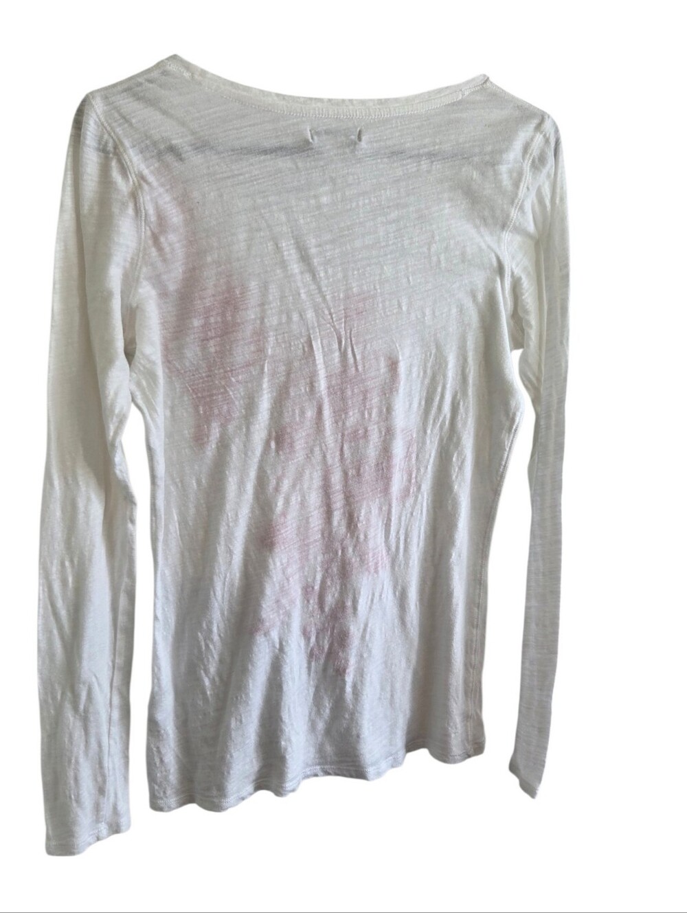 Lucky Brand Floral Embroidered Applique Scoop Neck 100% Cotton Top Size M - Picture 7 of 11
